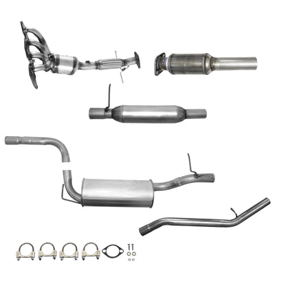 Mazda 3 2.3L (2004-2009) Manifold Converter, Catalytic Converter, Resonator, Muffler and Tail Pipe