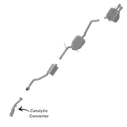 Convertisseur catalytique pour Audi A4 et A4 Quattro 2.0L Turbo traction avant (2009-2016)