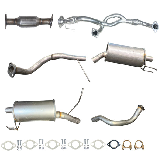 Hyundai Veracruz 3.8L (2007-2012) Catalytic Converter, Flex Pipe and Both Side Mufflers