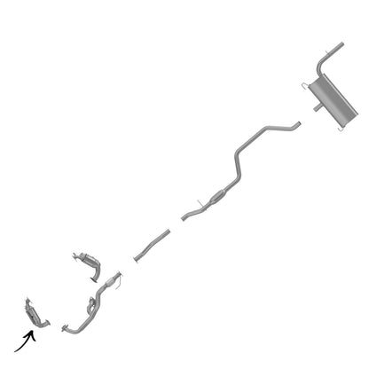 Chrysler Sebring 2.7L (2007-2009)  Front Manifold Converter 