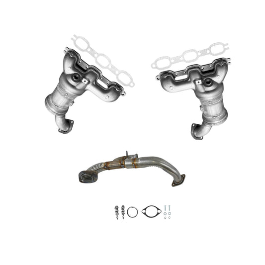 Chrysler Pacifica 4.0L (2007-2008) Front and Rear manifold converter and Y pipe