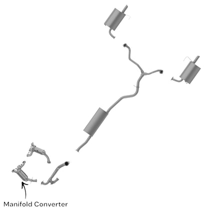 Chrysler Pacifica 4.0L (2007, 2008) Front Manifold Converter.