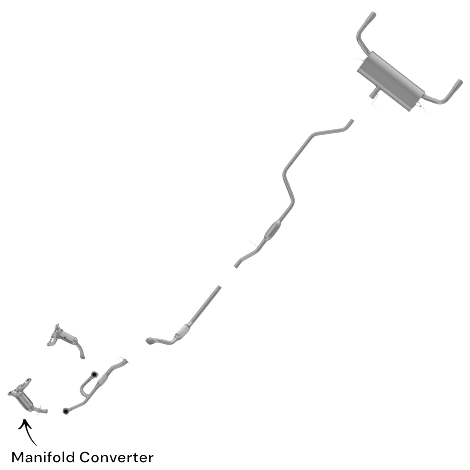 Chrysler Sebring 3.5L (2007-2010) Front Manifold Converter 