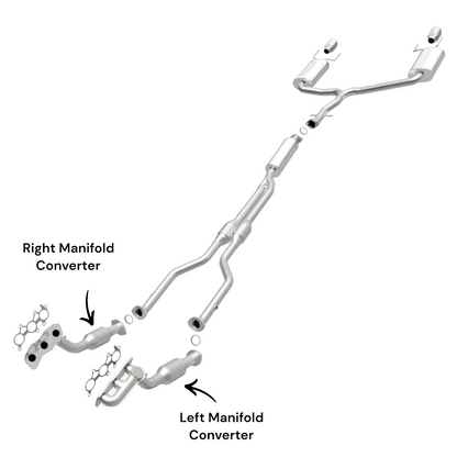 Lexus GS350 3.5L (2007-2011, 2013-2015) (AWD) Both Side Manifold Converters