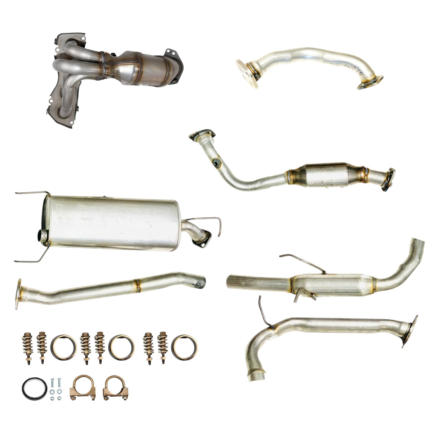 Toyota RAV4 2.5L (2013-2018) (Non-Hybrid) Manifold Converter, Pipe, Catalytic Converter, Muffler and Resonator