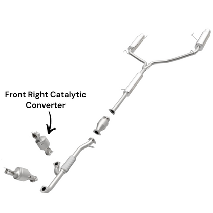 Honda Pilot 3.5L (2009-2022) Front Right Catalytic Converter
