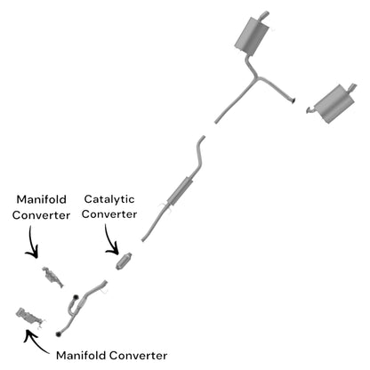 Acura TSX 3.5L (2010-2014) Manifold Converters and Catalytic Converter