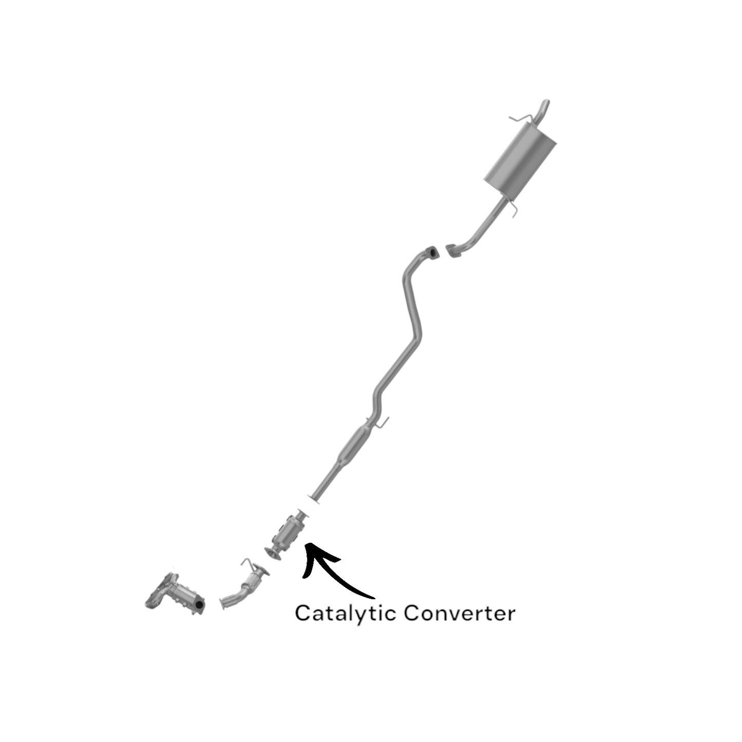 Hyundai Elantra 1.8L (2011-2016) Catalytic Converter