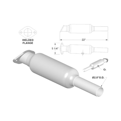 Hyundai Tucson 2.0L (2014-2018) AWD Catalytic Converter