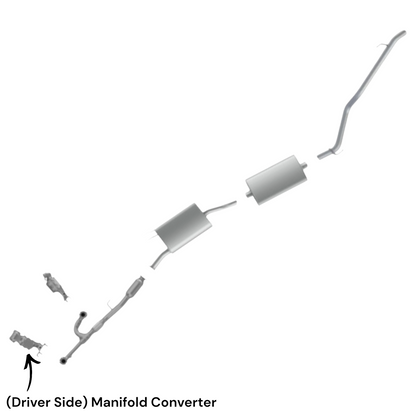 Convertisseur de collecteur côté passager pour Acura MDX 3.7L 2010-2013
