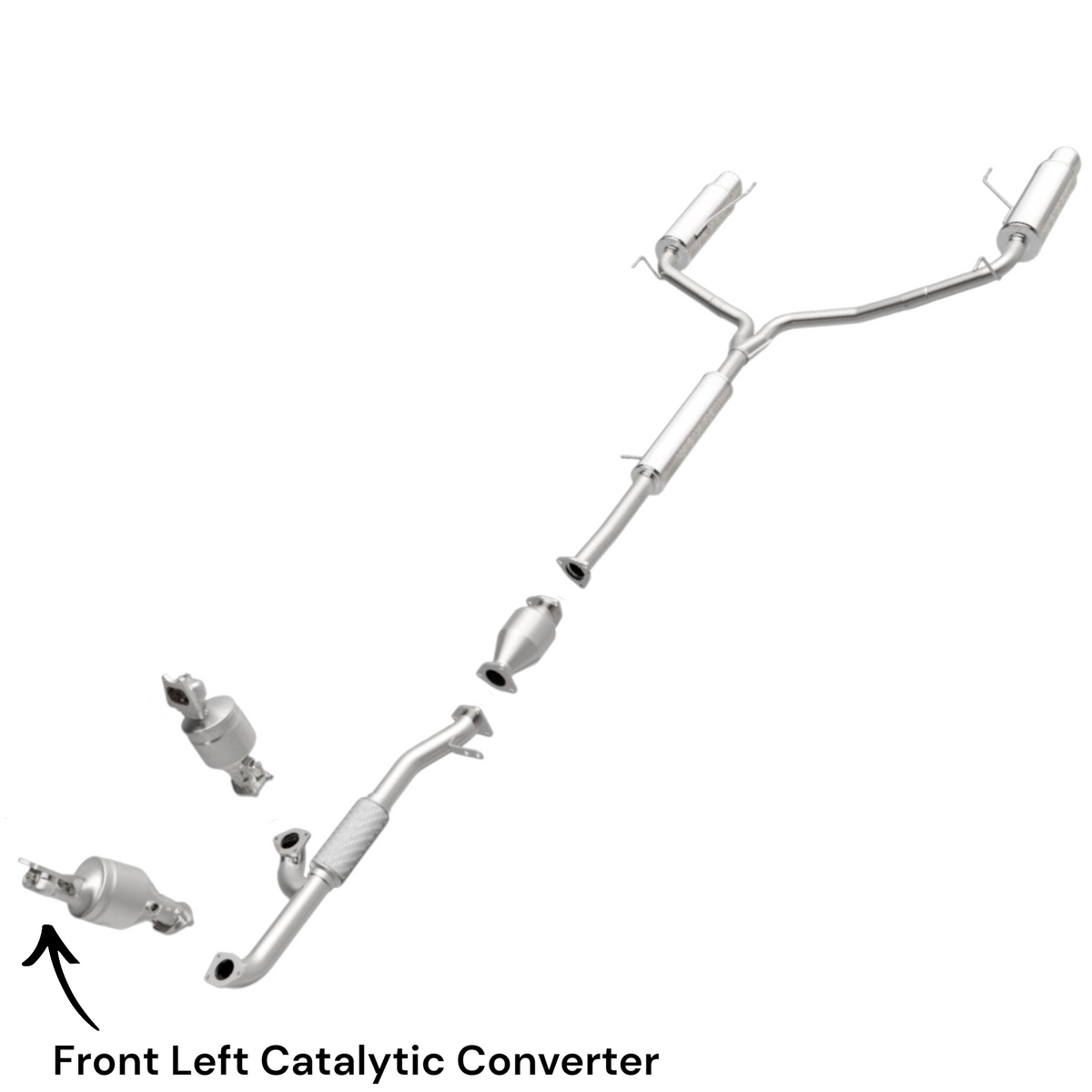 Honda Pilot 3.5L (2009-2015) Front Left Catalytic Converter