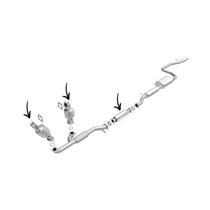 Convertisseur avant/central/arrière (ensemble de 3) pour Honda Odyssey 3.5L (2011-2015)