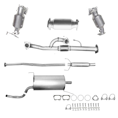 Honda Ridgeline 3.5L (2009-2014) Manifold Converters, Y-Flex Pipe, Rear Converter, Pipe, Resonator and Muffler