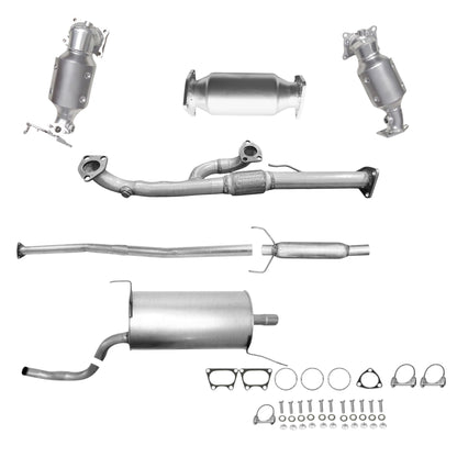 Honda Ridgeline 3.5L (2009-2014) Manifold Converters, Y-Flex Pipe, Rear Converter, Pipe, Resonator and Muffler