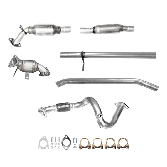 Chevrolet Tax 1.4L (2015-2019) (Turbo) Front Catalytic Converter, Flex Pipe, Rear Catalytic Converter, Resonator & Axel Pipe