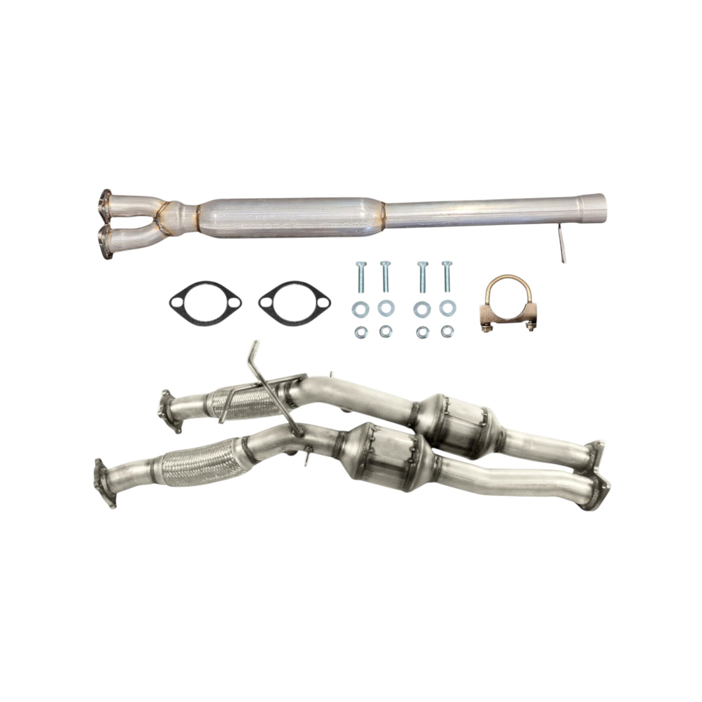 Convertisseurs catalytiques avant avec flexible et résonateur pour Volvo XC90 3.2L (2007-2014)