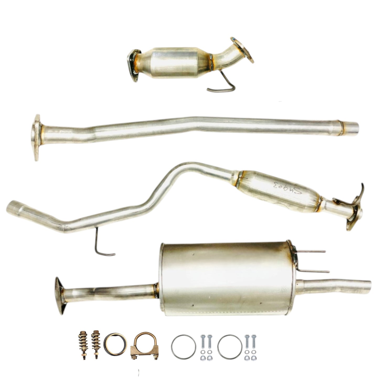 Honda Civic 1.8L (2014-2015) (GAS Only) (Sedan Only) Catalytic Converter, Pipe, Resonator and Muffler