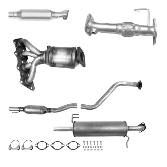 Hyundai Accent 1.6L (2012-2017) (Sedan) Manifold Converter, Flex Pipe, Catalytic Converter, Resonator and Muffler