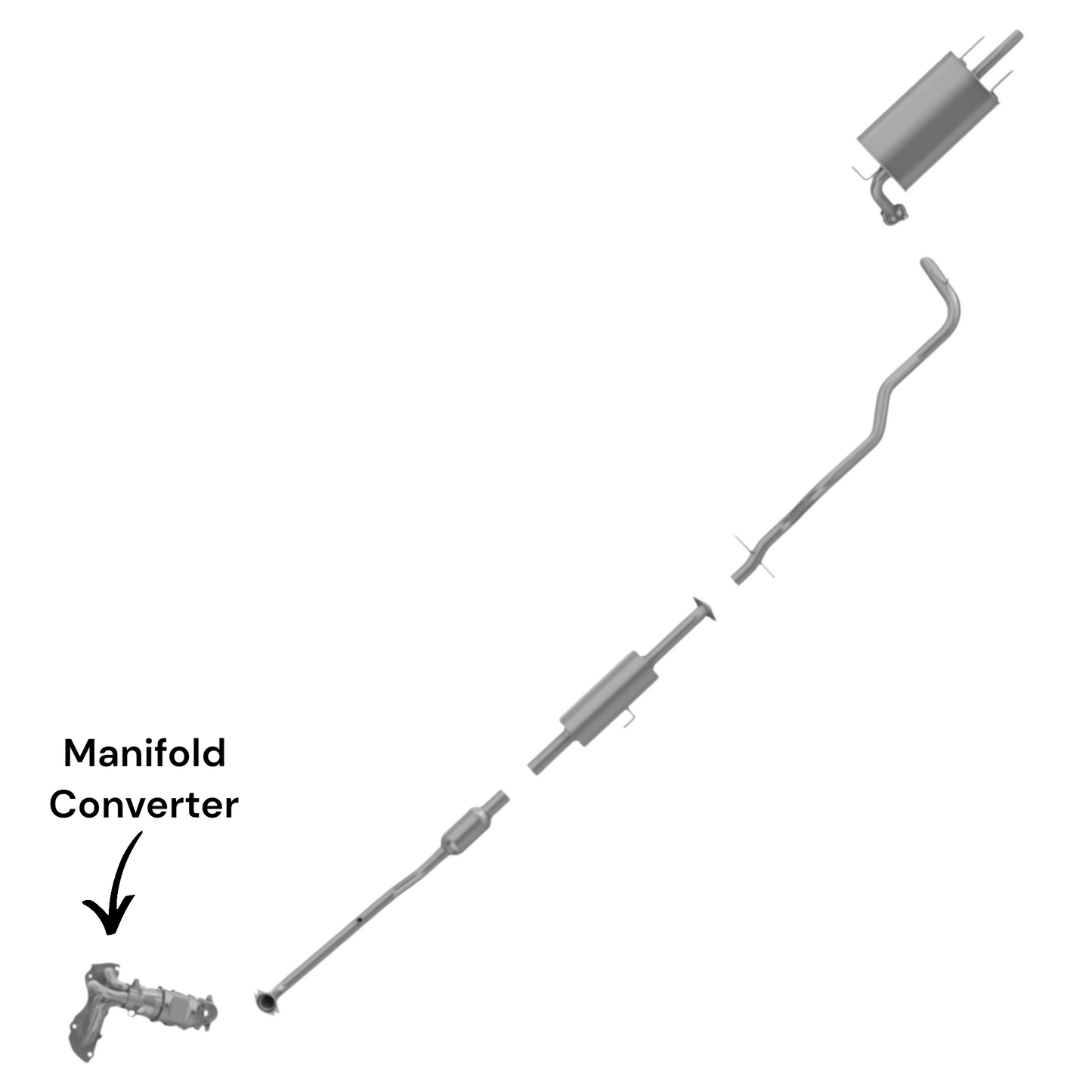 Toyota Avalon 2.5L (2013-2018) (FULL HYBRID) Manifold Converter
