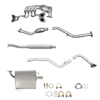 Subaru Legacy 2.5L (2013, 2014) (Non-Turbo) Manifold Converter, Catalytic Converter, Resonator with Pipe and Muffler