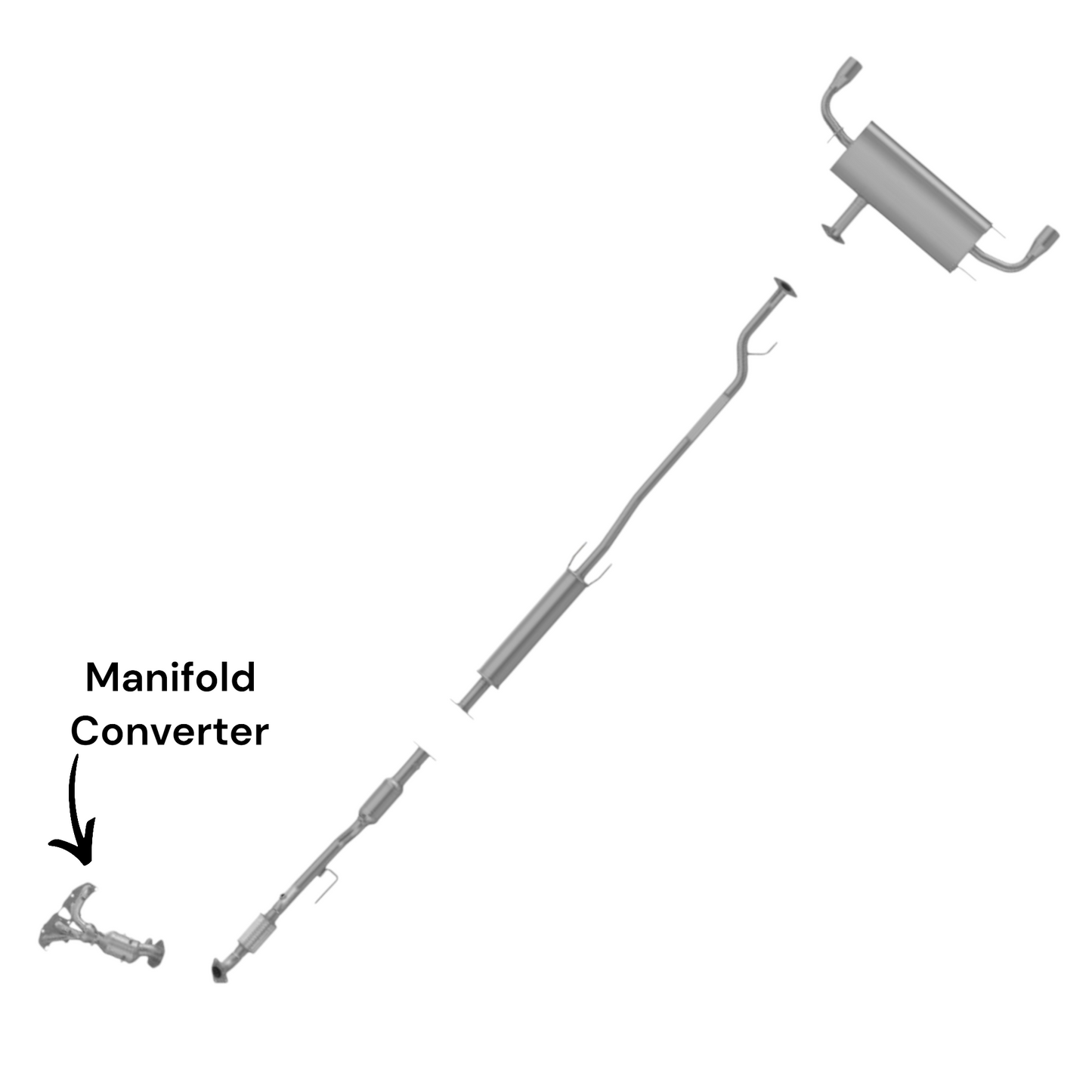 Nissan Altima 2.5L (2013-2018) (Sedan) Manifold Converter