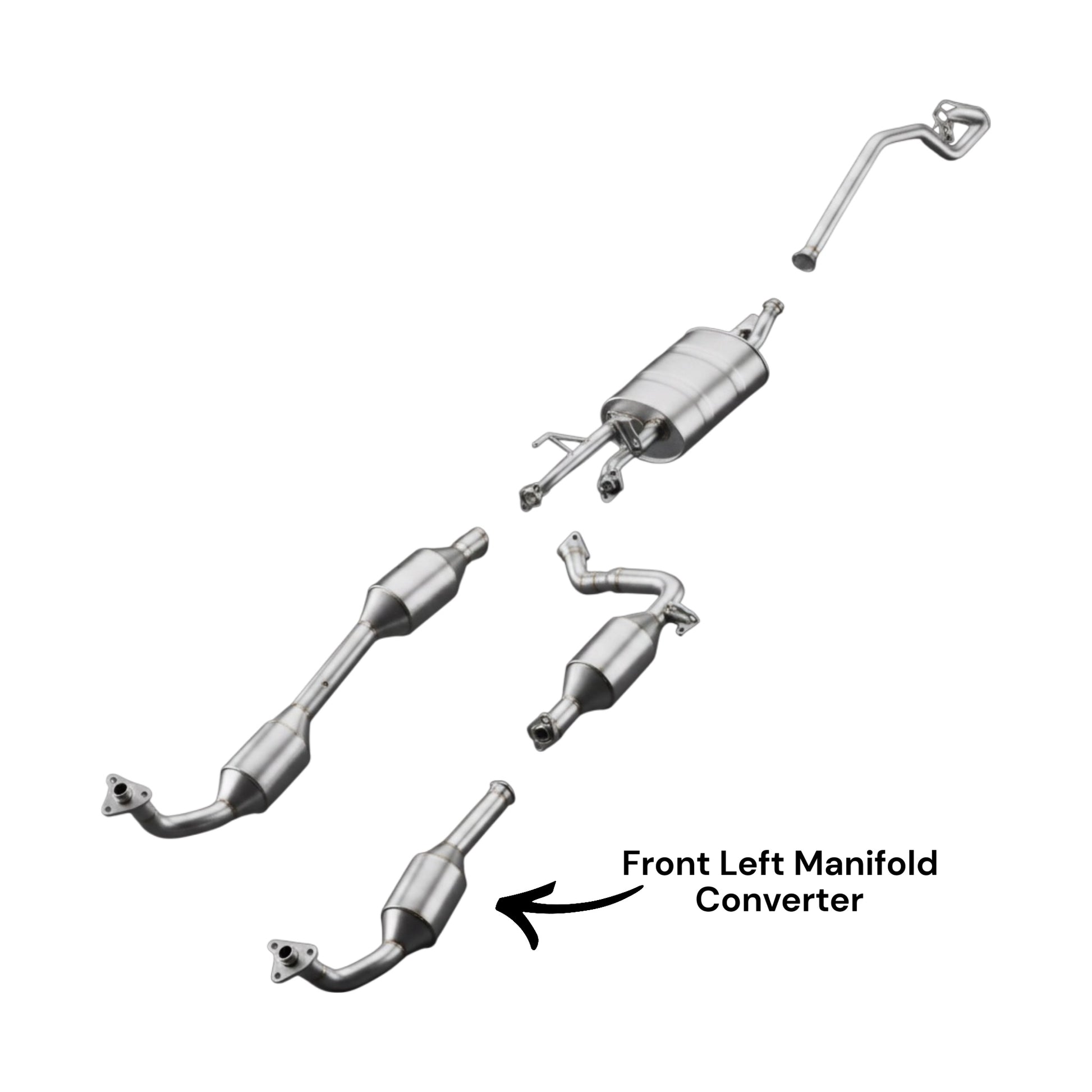 Toyota Tundra 5.7L (2010-2013) (126.8 inch Wheelbase Only) Front Left Manifold Converter