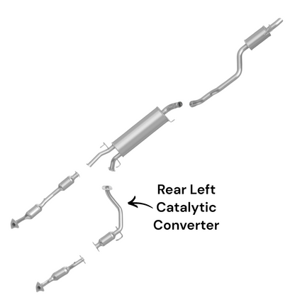 Toyota Sequoia 4.6L (2010-2012) Rear Left Catalytic Converter