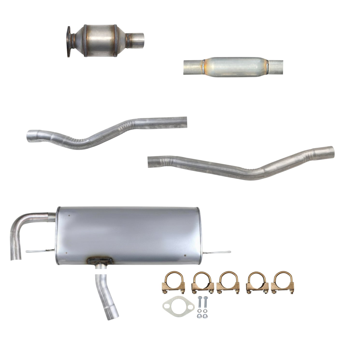 Ford Fusion 1.5L (2014-2020) (Turbo) Catalytic Converter, Resonator, Pipe and Muffler