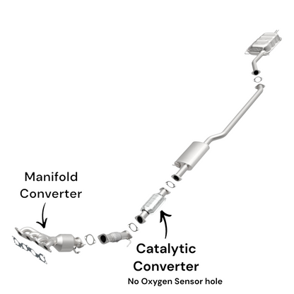 Hyundai Elantra GT 1.8L (2013) (California Emissions System) Manifold Converter and Catalytic Converter