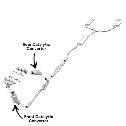 Chevrolet Traverse 3.6L (2009-2017) Front & Rear Catalytic Converters