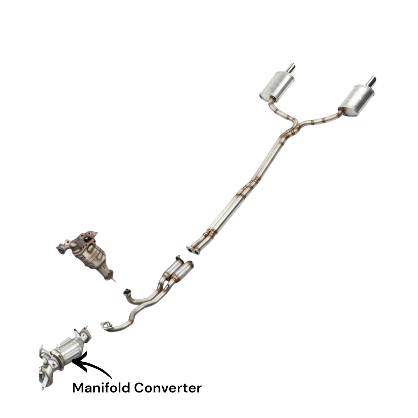 Ford Police Interceptor Sedan 3.7L (2013-2019) Front Manifold Converter