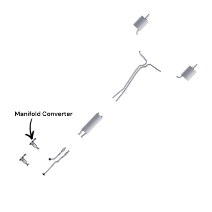 Lincoln MKZ 3.7L (2013-2016) Rear Manifold Converter