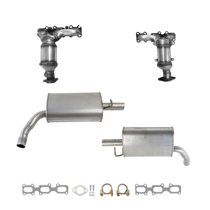 Ford Taurus 3.5L (2013-2019) (Non-Turbo) Manifold Converters and Both Side Mufflers