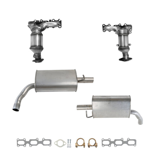 Ford Taurus 3.5L (2013-2019) (Non-Turbo) Manifold Converters and Both Side Mufflers