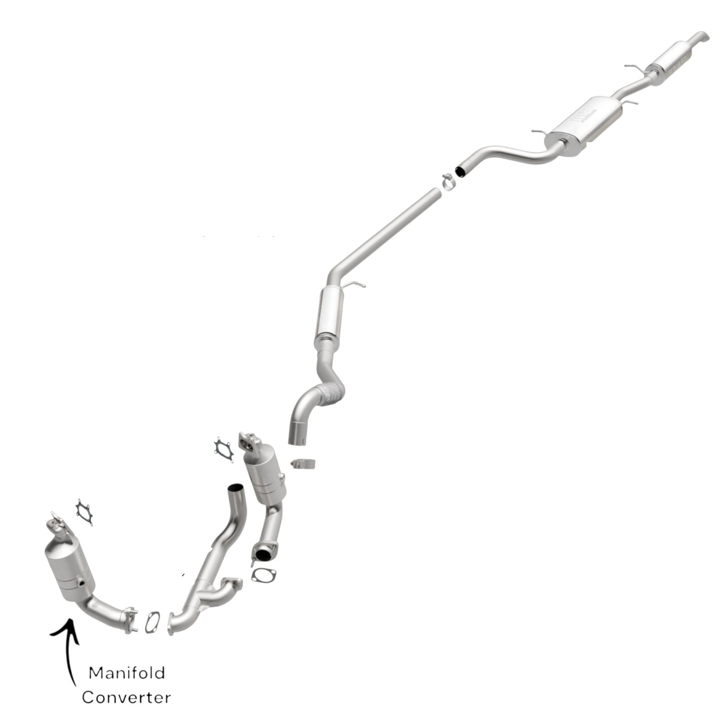 Volkswagen Routan 3.6L (2011-2014) Front Left Side Manifold Converter.