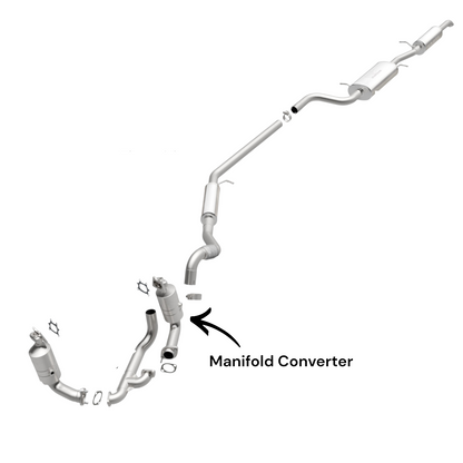 Chrysler Town & Country 3.6L (2011-2016) Front Right Side Manifold Converter. 