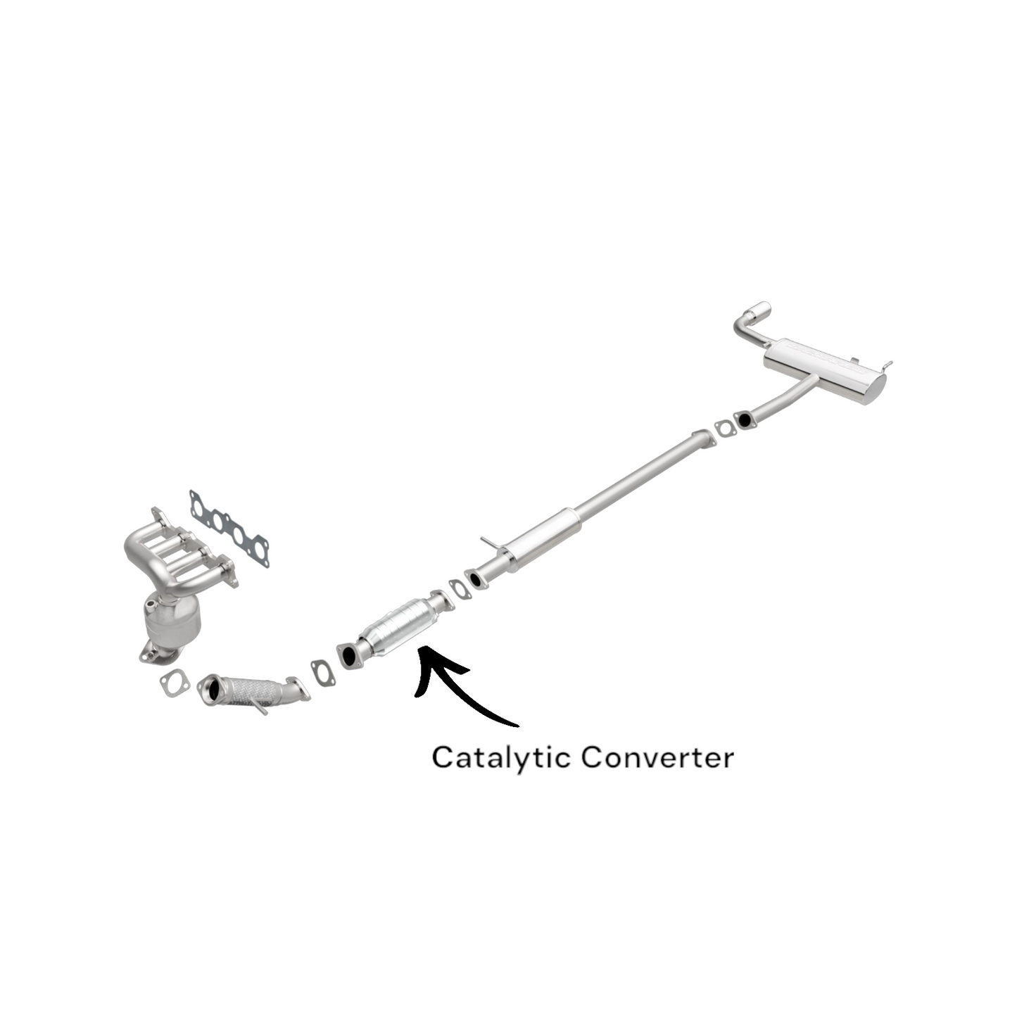KIA Sportage 2.4L (2011-2016) V4 Rear Catalytic Converter