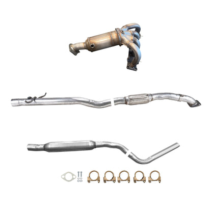 Jeep Cherokee 2.4L (2014-2018) (FWD Only) (Except: PZEV) Manifold Converter, Flex Pipe and Resonator