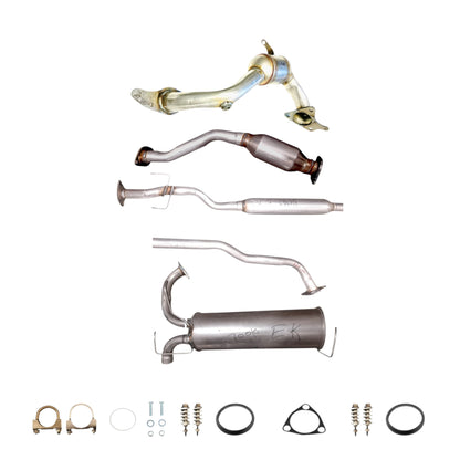 Nissan Juke 1.6L (2011-2017) (AWD) Front & Rear Converters, Resonator & Muffler
