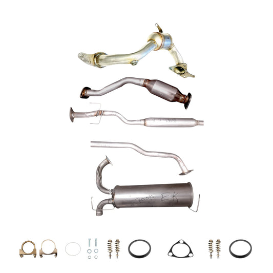 Nissan Juke 1.6L (2011-2017) (AWD) Front & Rear Converters, Resonator & Muffler