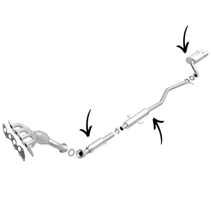 Convertisseur catalytique, résonateur et silencieux pour Mazda 6 2.5L 2009-2013