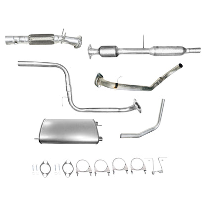 Mazda 3 2.0L (Sedan) (2010-2013) Front Flex Pipe, Catalytic Converter With Resonator, Mid Pipe, Axel Pipe, Muffler And Tail Pipe