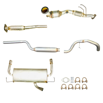 Ford Escape 2.0L (2013-2016) (Turbo) Catalytic Converter with Flex Pipe, Resonator, Rear Resonator and Muffler