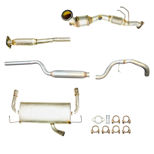 Ford Escape 2.0L (2013-2016) (Turbo) Catalytic Converter with Flex Pipe, Resonator, Rear Resonator and Muffler