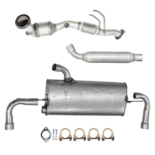 Lincoln MKX 2.0L (2015, 2016) Catalytic Converter With Flex, Resonator Without Pipe & Muffler