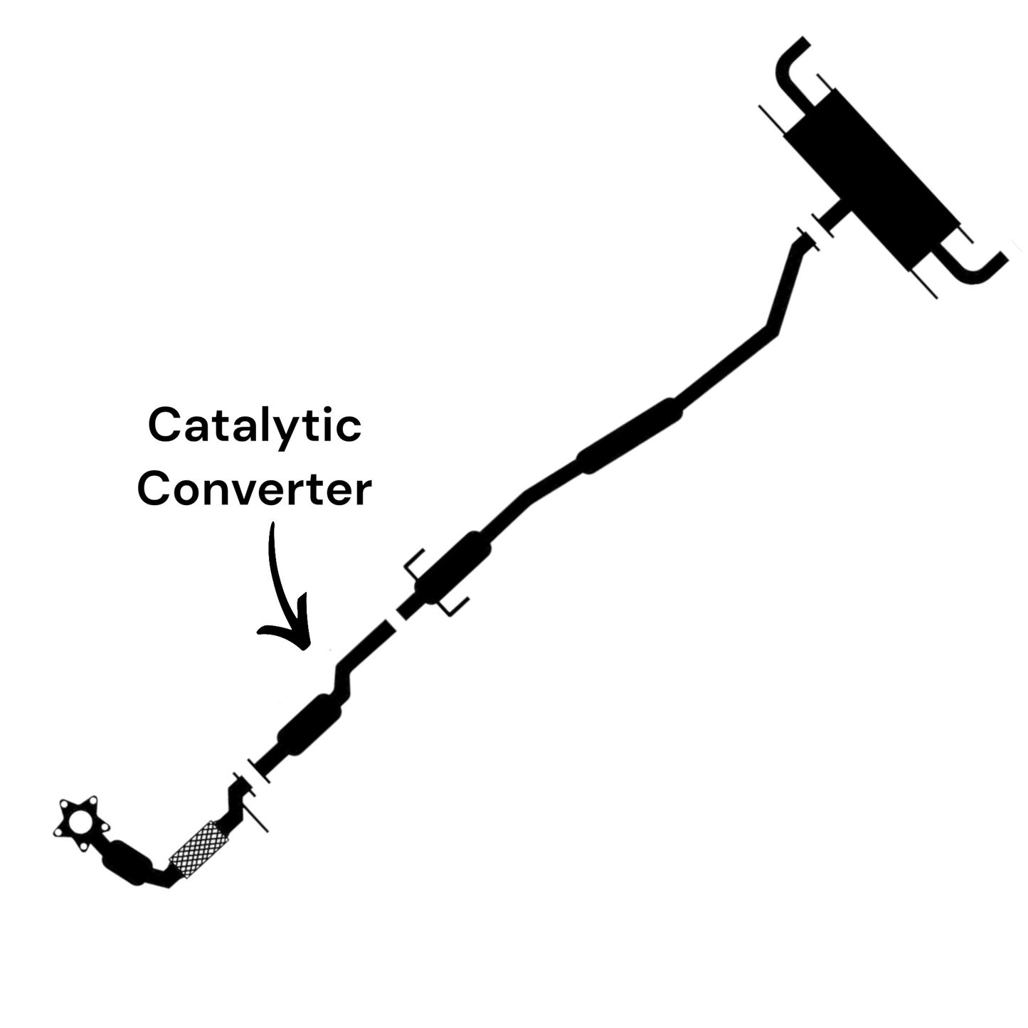 Mazda CX-5 2.5L (2019) (AWD) (Turbo) Catalytic Converter