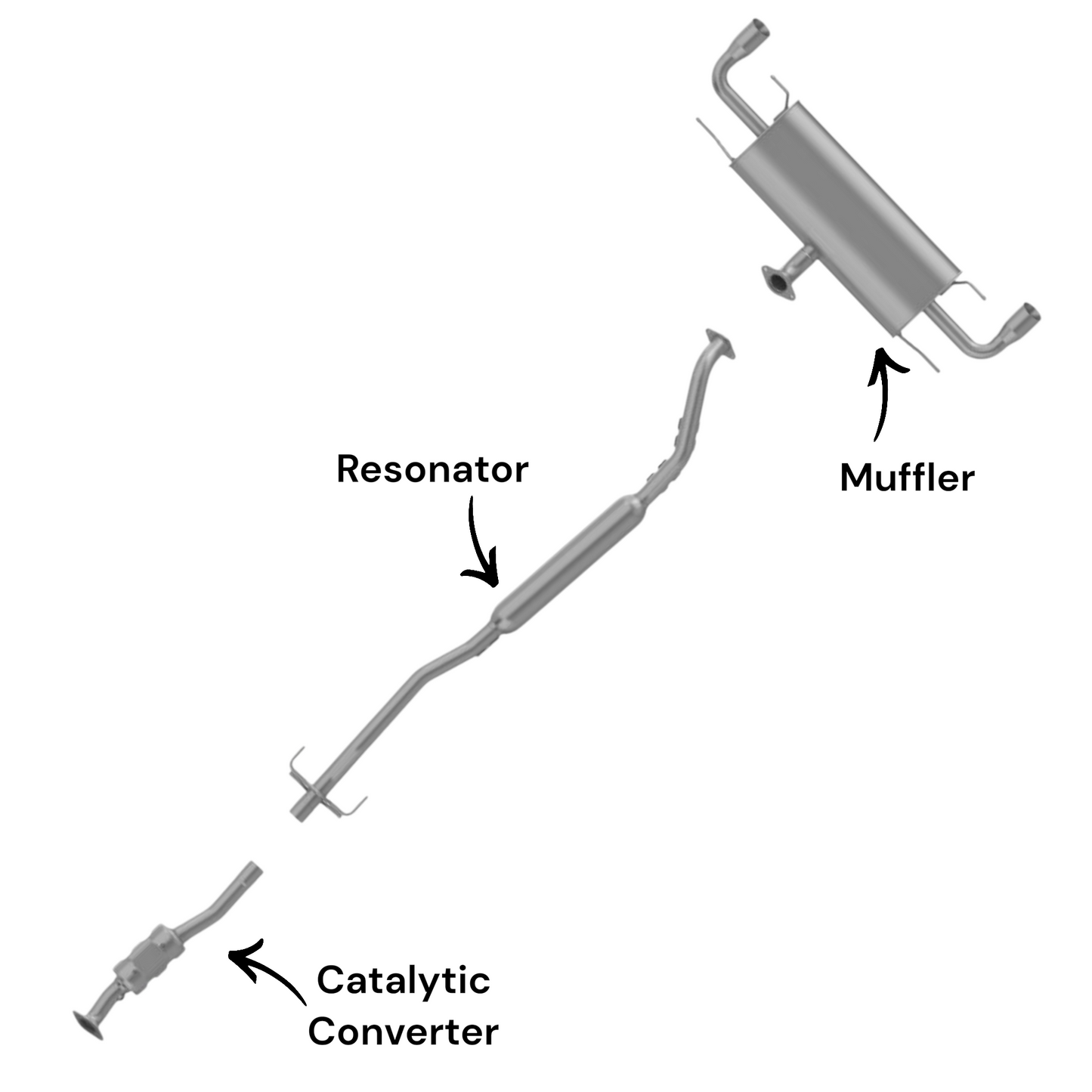 Convertisseur catalytique pour Mazda CX-5 2.5L (2014-2016) à traction intégrale