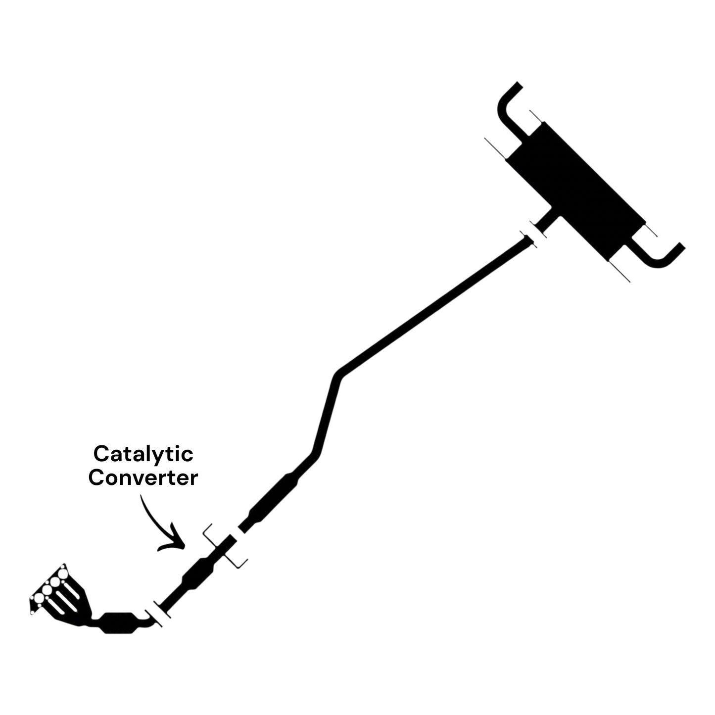 Mazda CX-5 2.0L (2013-2016) (FWD) (Automatic) Catalytic Converter