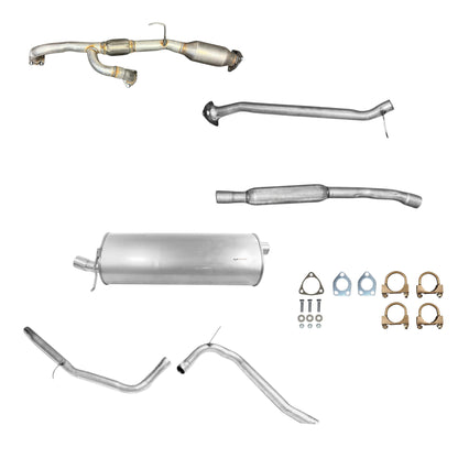 Honda Odyssey 3.5L (2016-2017) Converter with Flex Pipe, Resonator, Muffler and Tail pipe