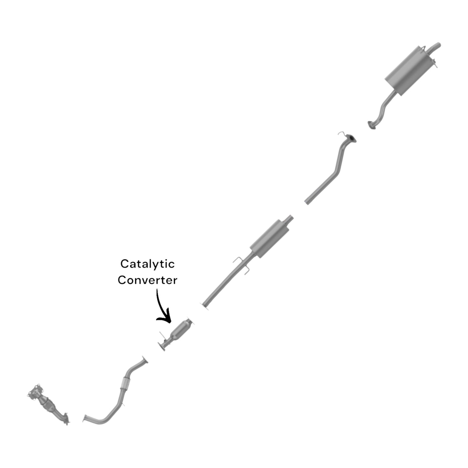 Honda CR-V 2.4L (2015, 2016) Catalytic Converter